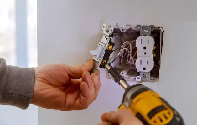 koska electric switch and receptacle replacement