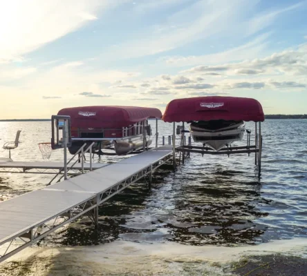 koska electric boat lift and storage example 3